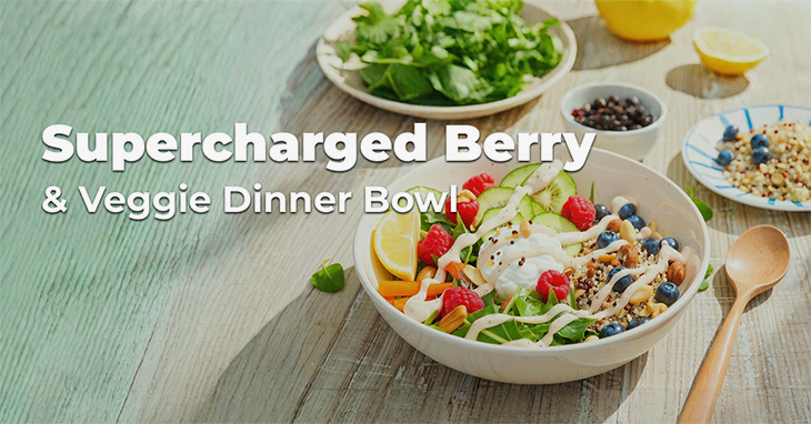 Supercharged Berry & Veggie Dinner Bowl