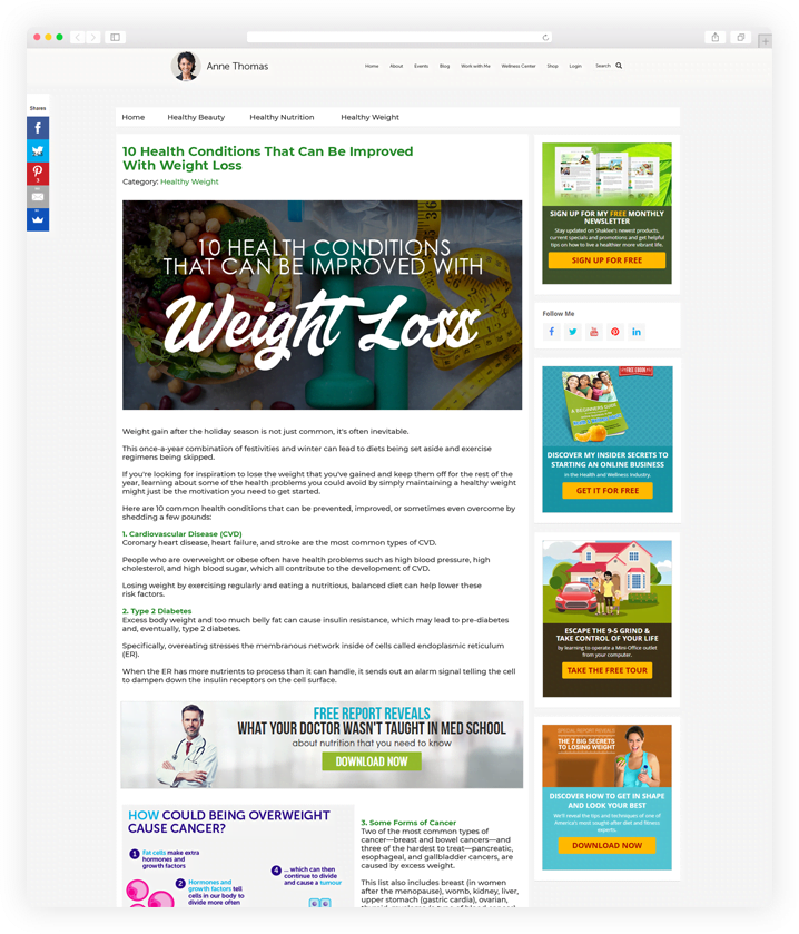blog capture leads