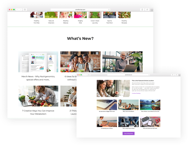 Recent and popular posts modules